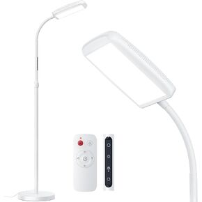 MediAcous Light Lamp 10000 Lux, Sun Light Lamp UV-Free with 5 Color Temperature & 5 Brightness Levels & Timer, Bright Light Floor lamp, Full Spectrum Daylight Lamp for Home,Office
