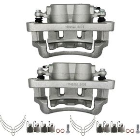 Chefull Brake Calipers Front Driver & Passenger Side for 1999-2004 for Ford F-250 Super Duty, 1999-2004 F-350 Super Duty, 2000-2005 Excursion, 18B4790 18B4791 Front Left Right Side Disc Brake Caliper