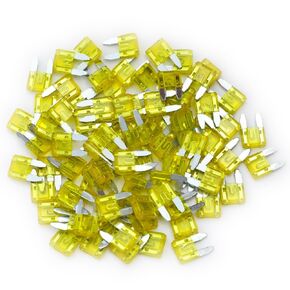 160 Pcs 15Amp Mini Fuse, 15 A Mini Car Blade Automotive Fuse