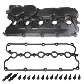 Engine Valve Cover Compatible with 2006-2014 Volkswagen Jetta Beetle Golf Passat Rabbit SportWagen 2.5L 5 Cylinder Replaces Part 07K103469L 07K103469L