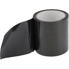 1 Roll Universal Underbelly Tape Waterproof 19.69ftx3.94" Flex Belly Tape with Permanent Sealing Adhesive for RV Mobile Home, Tear Repair Patch Black