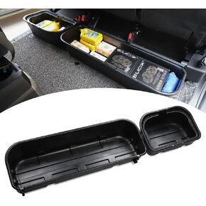 Under Seat Storage Box For Raptor F150 2015-2024, SuperCrew/Crew Cab, Upgraded Rear Under Seat Organizer Cargo Box(1 independent under seat storage)