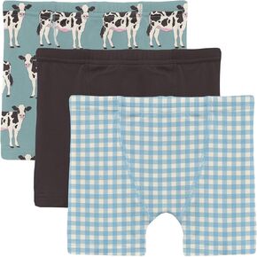 KicKee Boys Boxer Briefs, Set of 3, Super Soft for All Day Comfort, Toddler to Big Kid Underwear
