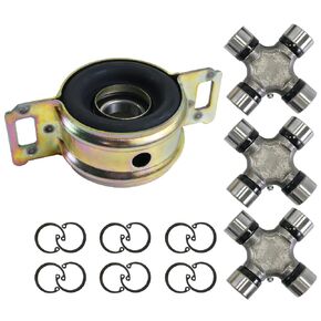 COOL STAR 37230-0K040 Shaft Center Support Bearing U-Joints Set Compatible with Toyota Tacoma 2WD 4WD 2005-2015 Replaces 5-213X 372300K040
