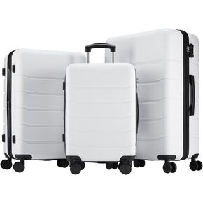 OLIXIS Hardside Luggage with Spinner Wheels Expandable and TSA Lock Hard Shell Lightweight Roller Suitcase, Pink, 24-Inch