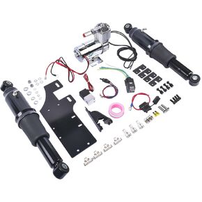 GELUOXI Rear Air Ride Suspension Set Replacement for Harley Davidson Touring Electra Street Tour Glide Road King 1994-2023