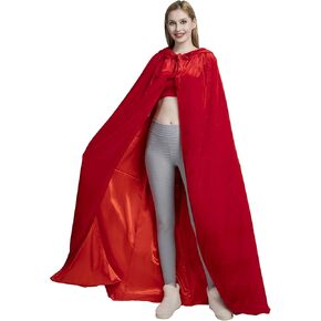 Velvet Renaissance Medieval Cloak Cape Lined with Satin