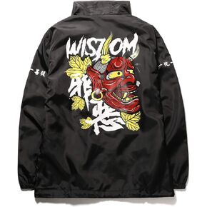 AITFINEISM Men's Lightweight Windbreaker Jacket Casual Zip Up Jackets With Hooded