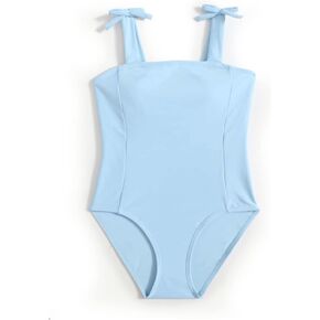 MIENOE Teen Girls' Swimsuits One Piece Kids UPF 50+ Sun Protection Bathing Suits with Chest Pads Cute Girl Piece ﻿