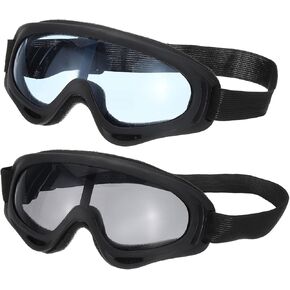 PATIKIL Dirt Bike Goggles Motorcycle Goggles ATV Ski Goggles Racing Goggles Windproof for Sky Diving Ski Riding