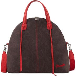 Wrangler Weekender Travel Bag Woven Top Handle Large Handbag and Boho Carry on Bag