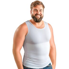 ARMSTRONG AMERICA Compression Shirt for Men | Gynecomastia Compression Tank Top Men | Mens Shapewear Compression Shirts