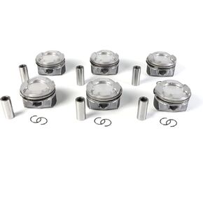 6PCS Pistons Ring Set 11258619196 Fit for F20 F21 F30 F10 X3 X4 X5 X6 N55B30 / N55B30A, aftermarket part Replace, OE 11257610297