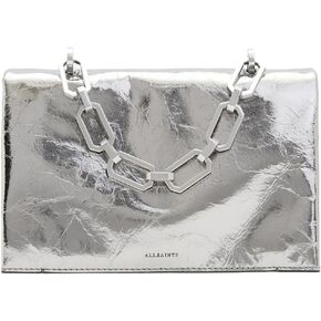 AllSaints Yua Clutch, Gunmetal Grey