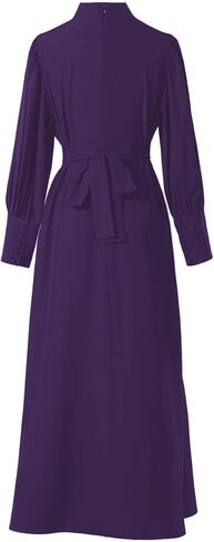 Women Clergy Dresses with Collar Minister Church Dress Long Elegant Summer A-Line Dress in Saudi Arabia