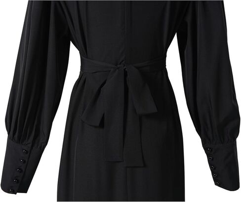 Women Clergy Dresses with Collar Minister Church Dress Long Elegant Summer A-Line Dress in Saudi Arabia