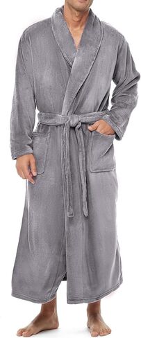 Alexander Del Rossa Long Mens Robe, Full Length Big and Tall Bathrobe for Men, Mens Bath Robes in Saudi Arabia