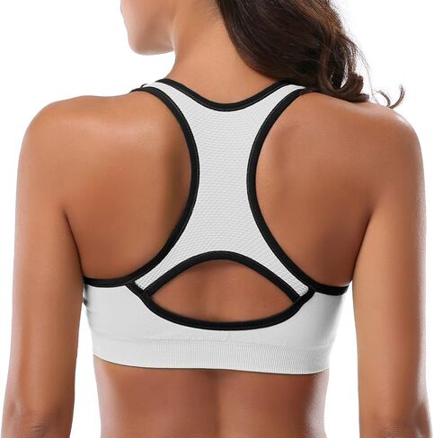 حمالة صدر رياضية للنساء من MIRITY بتصميم Racerback - حمالة صدر رياضية عالية التأثير للتمارين الرياضية in Kuwait