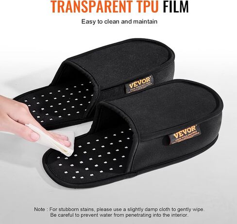 VEVOR Red Light Therapy for Foot, 660nm & 850nm Red Light Therapy Slipper with 240 LEDs & 10 Hz/40 Hz Pulse Mode, Double-Sided LED Light Therapy Shoe for Foot Toe Instep Sole Pain Relief, Muscle Relax in Kuwait