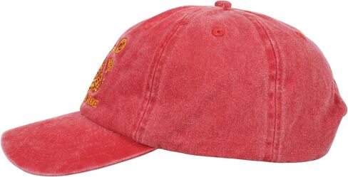 InnoBeta Chinese New Year 2025 Gifts Cap - Year of The Snake - Adjustable Vintage Washed Cotton Embroidered Hat - Deco for Lunar New Year - Red in Saudi Arabia