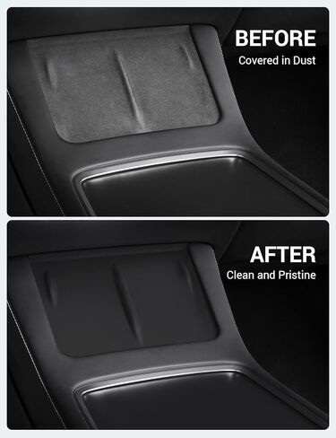 BASENOR 2025 Upgrade Tesla Model Y Model 3 Center Console Wireless Charger Mat Silicone Cover Wireless Charging Phone Pad for Tesla Interior Accessories (Not Suitable for 2024 Model 3) in Kuwait