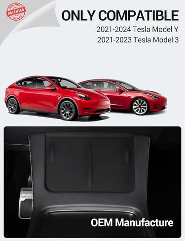 BASENOR 2025 Upgrade Tesla Model Y Model 3 Center Console Wireless Charger Mat Silicone Cover Wireless Charging Phone Pad for Tesla Interior Accessories (Not Suitable for 2024 Model 3) in Kuwait