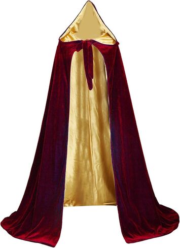Velvet Renaissance Medieval Cloak Cape Lined with Satin in Saudi Arabia