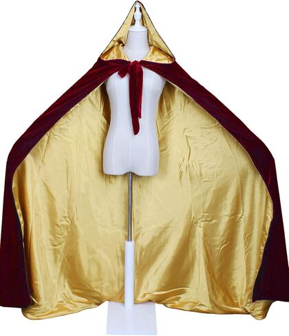 Velvet Renaissance Medieval Cloak Cape Lined with Satin in Saudi Arabia