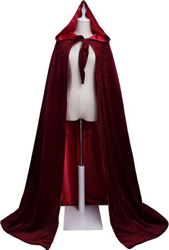 Velvet Renaissance Medieval Cloak Cape Lined with Satin in Saudi Arabia