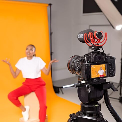 RØDE VideoMic GO II Ultra-compact On-camera Shotgun Microphone with both 3.5mm and USB Outputs for Filmmaking, Content Creation, Podcasting and Video Calls in Saudi Arabia