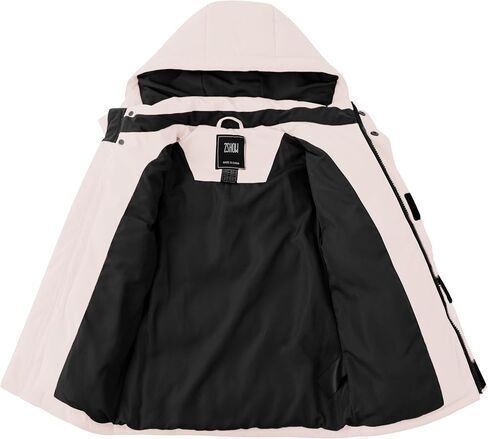 ZSHOW Girl's Winter Coats Waterproof Hooded Puffer Jacket Outerwear Winter Jacket in Saudi Arabia