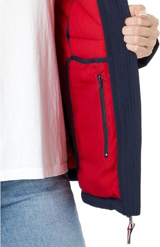 Tommy Hilfiger Hooded Packable Jacket Navy MD (US 8-10) in Saudi Arabia