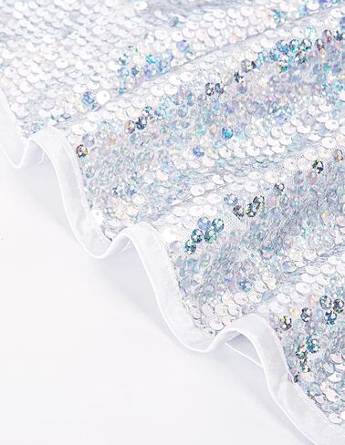 Danna Belle Girls Sequin Skirt Sparkle Mini High Waist Party Tutu Skirts for Girls 5-12Years in Saudi Arabia