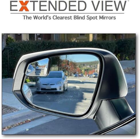Custom Blind Spot Mirrors- Compatible with 2019- Present Toyota Rav4 | blind spot mirrors compatible with 5th Generation Rav4 factory mirrors | NXTGEN Extended View Blind Spot Mirrors in Kuwait