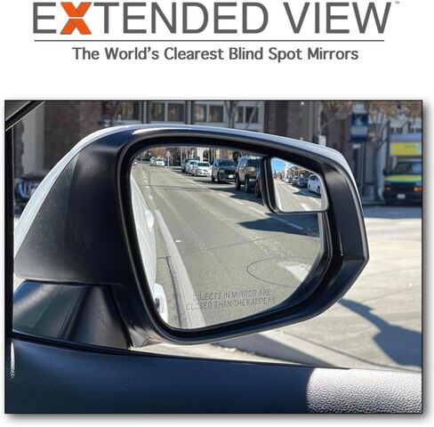 Custom Blind Spot Mirrors- Compatible with 2019- Present Toyota Rav4 | blind spot mirrors compatible with 5th Generation Rav4 factory mirrors | NXTGEN Extended View Blind Spot Mirrors in Kuwait