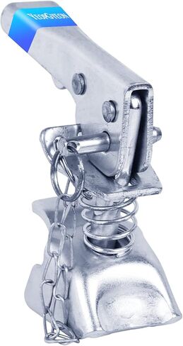 Trailer Coupler Latch with Chain Fits 2'' 5000Lbs Zinc-Plated in Kuwait