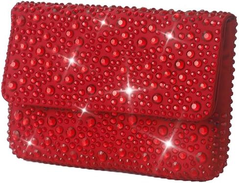 Evening Clutch Purses for Women Ladies Sparkling Wedding Crystal Rhinestone Bag in Saudi Arabia