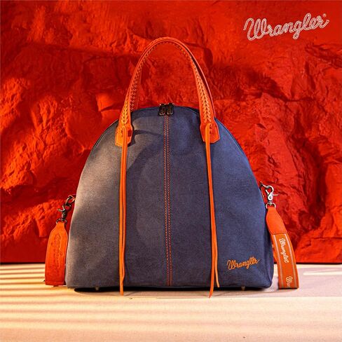 Wrangler Weekender Travel Bag Woven Top Handle Large Handbag and Boho Carry on Bag in Kuwait