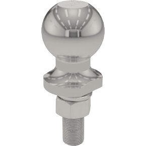 CURT 40052 Stainless Steel Trailer Hitch Ball, 3,500 lbs, 2-Inch Diameter, 3/4 x 2-1/8-Inch Shank