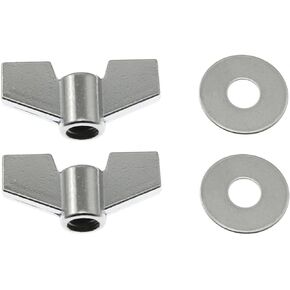 2pcs Stainless Steel Quick Release Drum Cymbal Stand Wingnuts with Washers for Hi-Hat Cymbal Stand Accessories