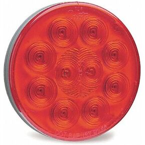 Grote 53252 - Supernova 4" 10-Diode Pattern Led Stop/Tail/Turn Light - Grommet Mount, Male Pin