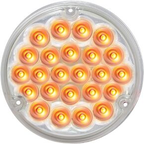 GG Grand General 87585 4 Inches Pearl Led Light w/ #1157 Bulb Base, Amber Lens