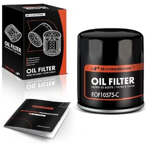 A-Premium 10K Miles Protection Spin On Oil Filter Compatible with Ford F-150, Explorer & Chevy Silverado 1500/1500 LD/2500 HD/3500 HD & GMC & Buick & Cadillac & Lincoln & Isuzu & Jeep & Mercury