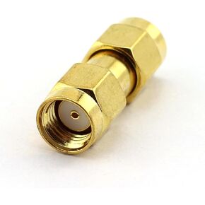 DGZZI 2-Pack RF Coaxial Reverse Polarity Adapter RP SMA Coax Jack Connector RP SMA Male to RP SMA Male