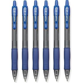 Pilot G2 Retractable Premium Gel Ink Roller Ball Pens Blue (Bold)