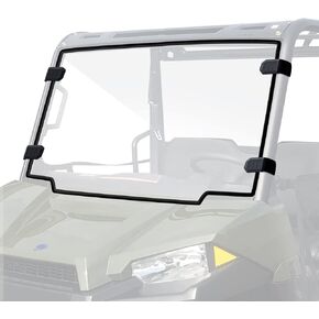 Ranger Midsize 570 Windshield - StarknightMT Ranger Front Clear Windshield UTV Scratch-Resistant PC Windshield Compatible With Polaris Ranger Midsize 500 570 ETX EV 2015-2021