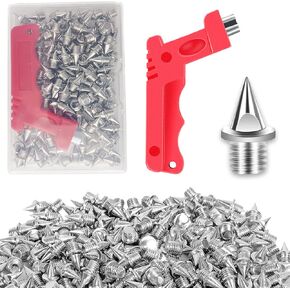 120 قطعة من COOHLYEE 1/4 بوصة مسامير مسار بديلة من الفولاذ المقاوم للصدأ ومسامير عبر البلاد، مسامير بديلة لأحذية الجري لمسافات قصيرة in Kuwait