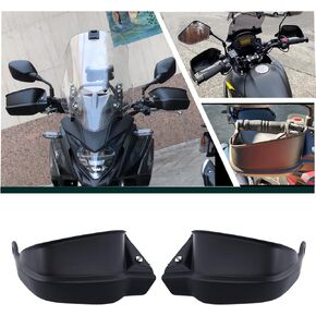 TAZGANTAX Black Motorcycle Handguard Hand Guard Wind Cold Protector Compatible with Ho-nda CB500X CB500F CB 500 X CB 500 F CB 500X CB 500F 2013 2014 2015 2016 2017 2018 2019 2020 2021 2022
