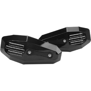 KIMISS 2PCS Hand Guards Motorcycle Hand Guard Brush Bar Metal Universal for Motorbike Accessory(Smoked)