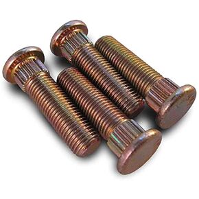 Muzzys (Set of Four) 7517871 Wheel Studs FITS: Polaris Front RZR Ranger Sportsman ACE XP XP4 Crew Trail 570 800 900 2002-2023 3/8" x 24 Thread x 1.75" Long